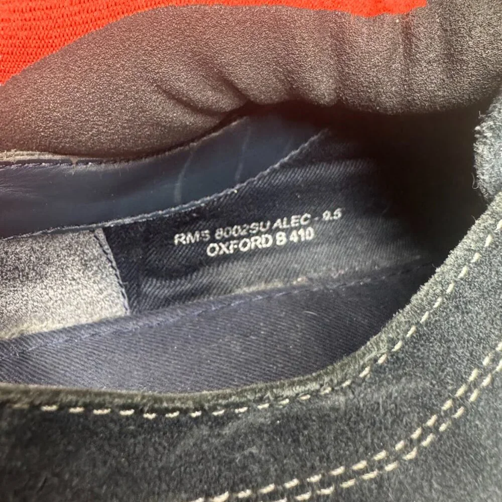 Kenneth Cole Alec Blue Suede Oxford Shoes Men's Size 9.5